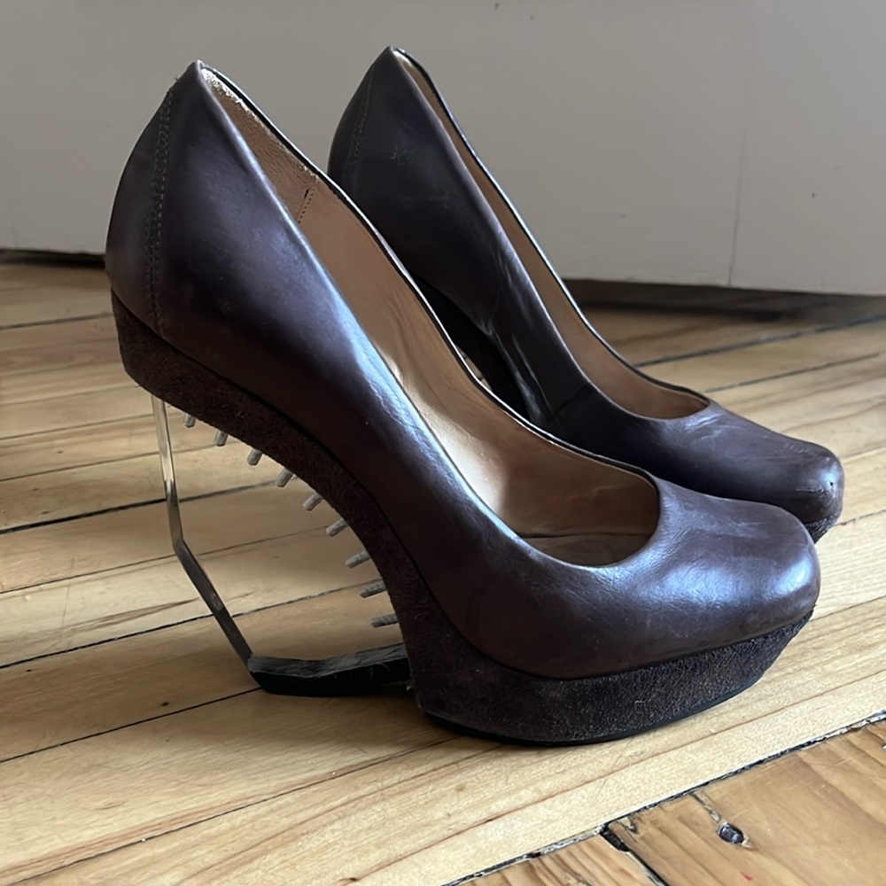 All Saints high heels wedge